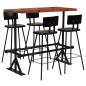 Preview: Bar-Set 5-tlg. Altholz Massiv Mehrfarbig