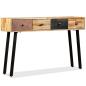 Preview: Konsolentisch Recyceltes Teak Massiv 120 x 30 x 76 cm