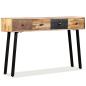 Preview: Konsolentisch Recyceltes Teak Massiv 120 x 30 x 76 cm