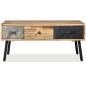 Preview: Couchtisch Recyceltes Massivholz Teak 90x65x40 cm