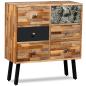 Preview: Beistellschrank mit 6 Schubladen Recyceltes Teakholz 70x30x76cm