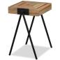 Preview: Beistelltisch Recyceltes Massivholz Teak 