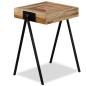 Preview: Beistelltisch Recyceltes Massivholz Teak