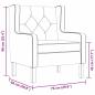 Preview: Sessel Grau Stoff
