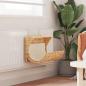 Preview: ARDEBO.de - Katzenbett mit Kissen Wasserhyazinthe 35x18x18 cm