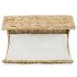 Preview: Katzenbett mit Kissen Wasserhyazinthe 35x18x18 cm