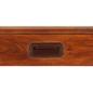 Preview: Schreibtisch Massivholz mit Honigfarbenem Finish 110x50x76 cm