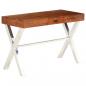 Preview: Schreibtisch Massivholz mit Honigfarbenem Finish 110x50x76 cm