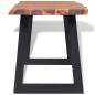 Preview: Sitzbank Akazienholz Massiv 145 cm