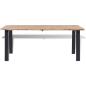 Preview: Esstisch Akazienholz Massiv 170 x 90 cm