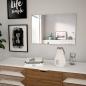 Preview: Wandspiegel 60 x 40 cm Rechteckig Glas