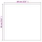 Preview: Wandspiegel 60 x 60 cm Quadratisch Glas