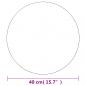 Preview: Wandspiegel 40 cm Rund Glas 