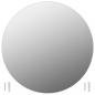 Preview: Wandspiegel 50 cm Rund Glas 