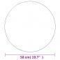 Preview: Wandspiegel 50 cm Rund Glas 