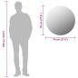 Preview: Wandspiegel 70 cm Rund Glas 