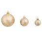Preview: 100-tlg. Weihnachtskugel-Set 3/4/6 cm Roségold