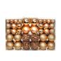 Preview: 100-tlg. Weihnachtskugel-Set 3/4/6 cm Roségold