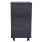 Preview: Schubladenelement 33×45×60 cm Schwarz
