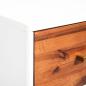 Preview: Nachttisch 2 Stk. Akazienholz Massiv 40x30x57 cm