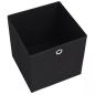Preview: Aufbewahrungsboxen 10 Stk. Vliesstoff 32 x 32 x 32 cm Schwarz