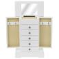 Preview: Schmuckkasten mit Spiegel MDF 25 x 13,5 x 34 cm