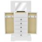 Preview: Schmuckkasten mit Spiegel MDF 25 x 13,5 x 34 cm