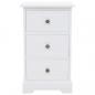Preview: Nachtschrank MDF und Kiefernholz 35x32x59 cm