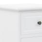 Preview: Nachtschrank MDF und Kiefernholz 35x32x59 cm
