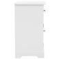 Preview: Nachtschrank MDF und Kiefernholz 35x32x59 cm