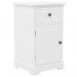 Preview: Nachtschrank MDF und Kiefernholz 35x32x59 cm