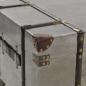 Preview: Couchtisch MDF und Aluminium 102x51x47,5 cm