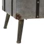 Preview: Couchtisch MDF und Aluminium 102x51x47,5 cm