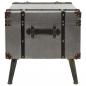 Preview: Couchtisch MDF und Aluminium 102x51x47,5 cm