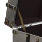 Preview: Couchtisch MDF und Aluminium 102x51x47,5 cm