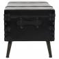 Preview: Couchtisch MDF und Stahl 102x51x48 cm
