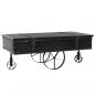 Preview: ARDEBO.de - Couchtisch MDF und Tannenholz 110x55x43 cm