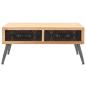 Preview: Couchtisch Tannenholz Massiv 115 × 55 × 50 cm