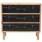 Preview: Schubladenkommode Massivholz Tanne 80x36x75 cm