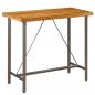 Preview: ARDEBO.de - Bartisch Recyceltes Massivholz Teak 120x58x106 cm