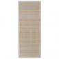 Preview: Teppich Bambus 100 x 160 cm Natur