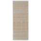 Preview: Teppich Bambus 160x230 cm Natur