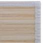 Preview: Teppich Bambus 160x230 cm Natur