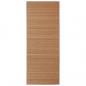 Preview: Teppich Bambus 100 x 160 cm Braun