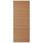 Preview: Teppich Bambus 100 x 160 cm Braun