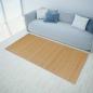 Preview: Teppich Bambus 100 x 160 cm Braun