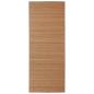 Preview: Teppich Bambus 160x230 cm Braun