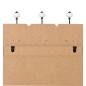 Preview: Wandgarderobe mit 6 Haken 120 x 40 cm "HOME IS" 