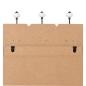 Preview: Wandgarderobe mit 6 Haken 120 x 40 cm "THANK YOU" 