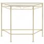 Preview: Beistelltisch Vintage-Stil Metall 87x34x73 cm Gold 
